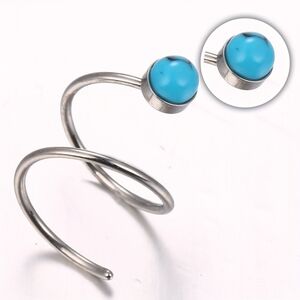 Spiral nose Ring